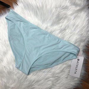 NWT Athleta Swim Suit Bikini Clean Teal Blue Large